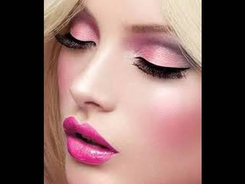Barbie MakeUp -TUTORIAL - YouTube