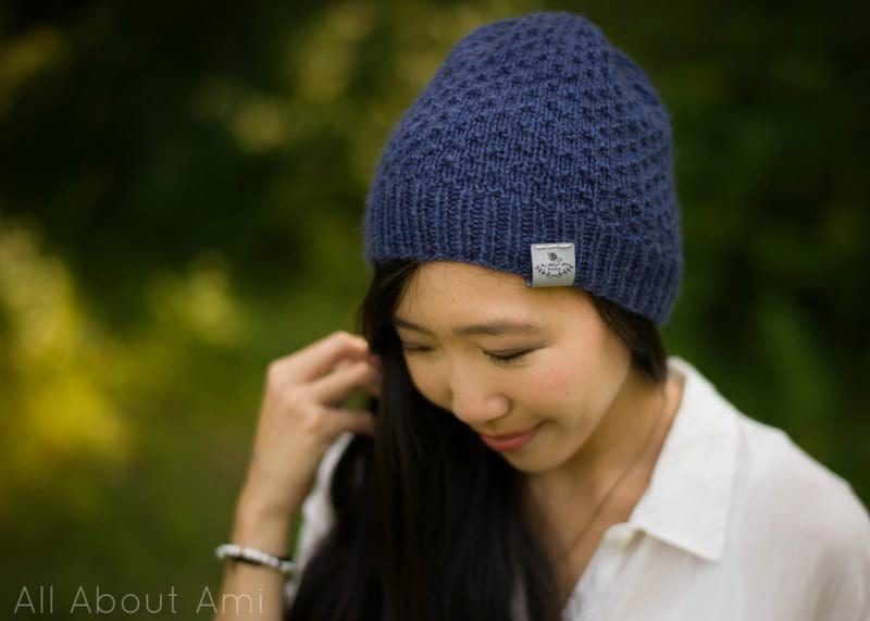 The Dotty Beanie Knit Pattern - All About Ami