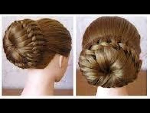 Beautiful hair bun for girls _ stylish hair style for fashionable