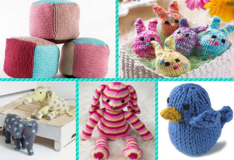 10 (Free) Beginner Knitting Patterns for Fun Toys! | Knitting Women