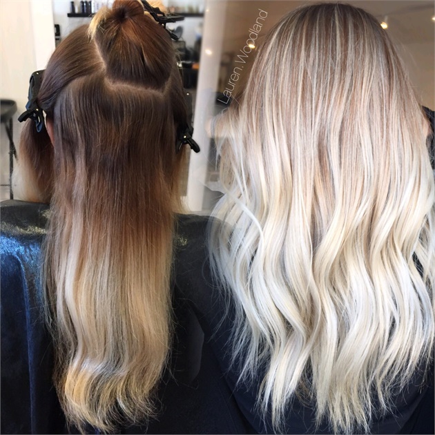 COLOR CORRECTION: Multiple Bands to Desired Blonde - Hair Color