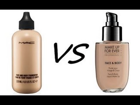 Face & Body MAC VS Face & Body MUFE - YouTube