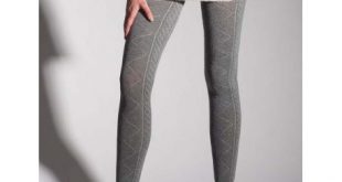 Cable Knit Cotton Sweater Leggings 2228 by Primavera