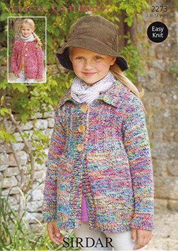 Sirdar Click Chunky Children's Knitting Pattern 2273 by Sirdar