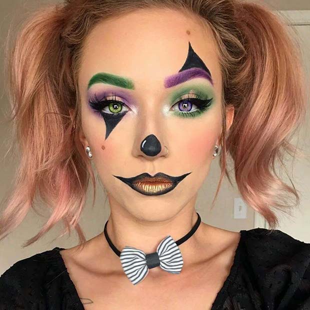 23 Trendy Clown Makeup Ideas for Halloween 2018 | Page 2 of 2 | StayGlam