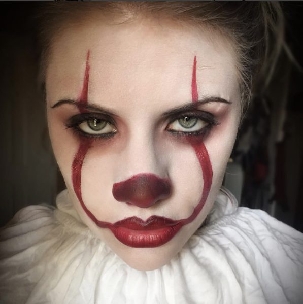 Clown Makeup Inspired By 'It' Is All Over Instagram & You'll Be