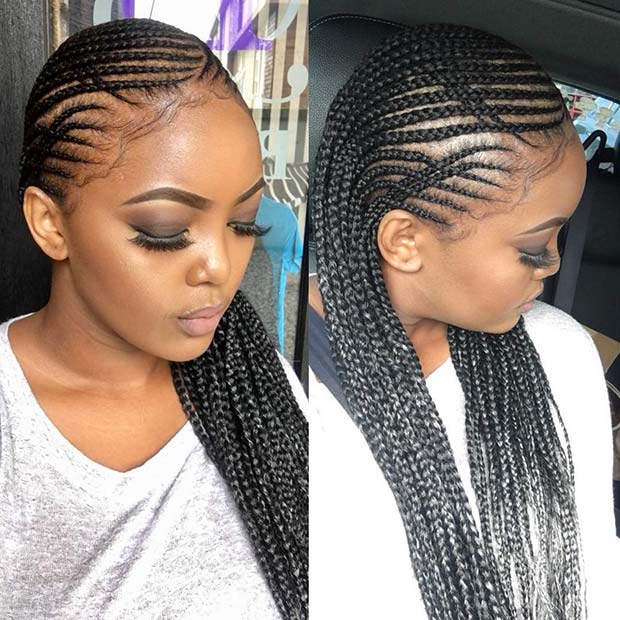 25 Best Black Braided Hairstyles to Copy in 2018 | Page 2 of 2