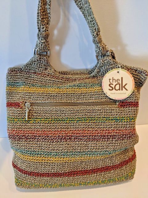 Buy The SAK Belle Tote Handbag Womens Hand Crafted Crochet Bag