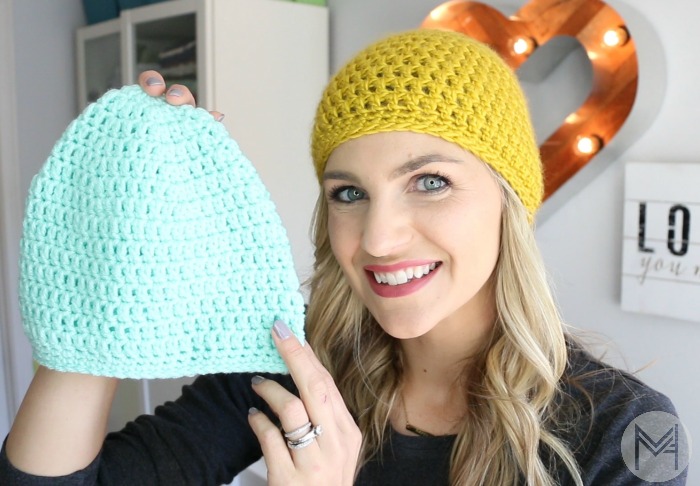 How to Crochet a Beanie - Beginner Video Tutorial and Free Pattern