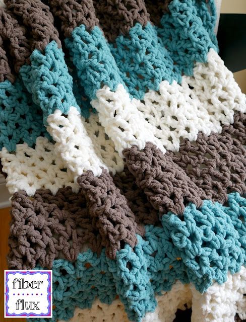 Free Crochet PatternFamily Room Throw! | Crochet | Blankets