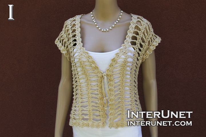 Crochet bolero jacket | interunet