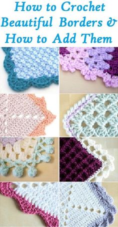 32 Best Crochet Edging and Borders images in 2019 | Yarns, Crochet