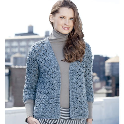 3/4 Sleeve Cardigan Crochet Pattern