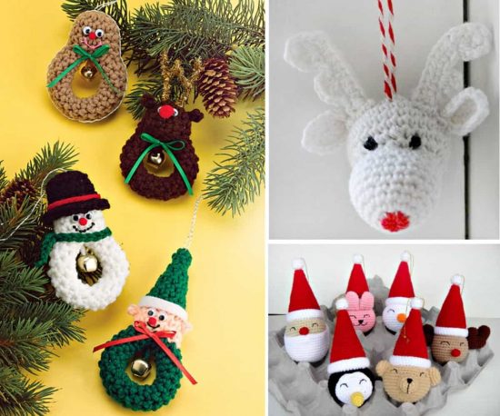The Sweetest Crochet Christmas Ornaments Patterns | The WHOot