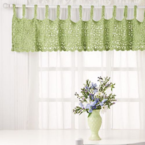 Enchanting Crochet Valance Curtains Decor with Best 25 Crochet