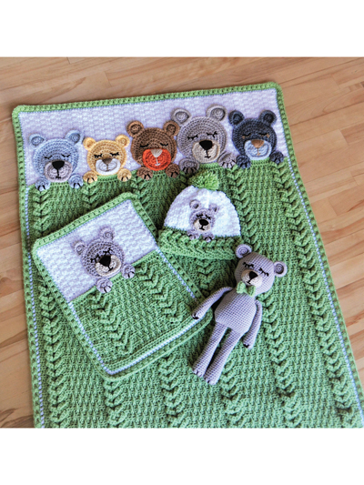Sleep Tight Teddy Bear Crochet Designs
