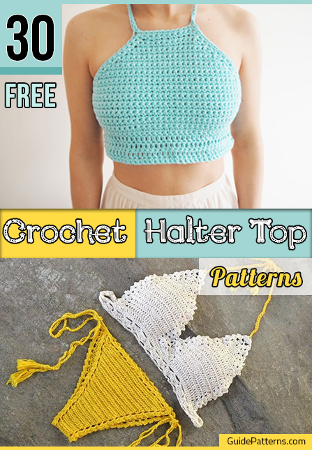 30 Free Crochet Halter Top Patterns | Guide Patterns