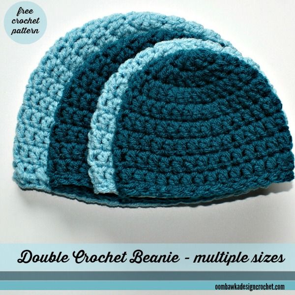 Simple Double Crochet Hat - A Free Crochet Pattern | Crochet LOVE