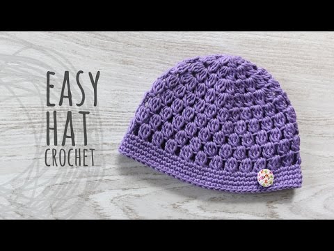 Tutorial Easy Crochet Hat - YouTube