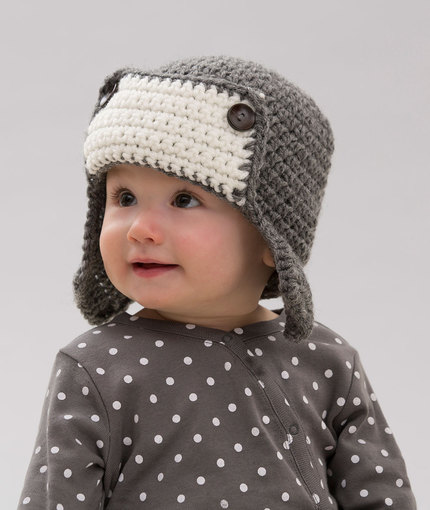 Little Lindy's Aviator Hat | Red Heart