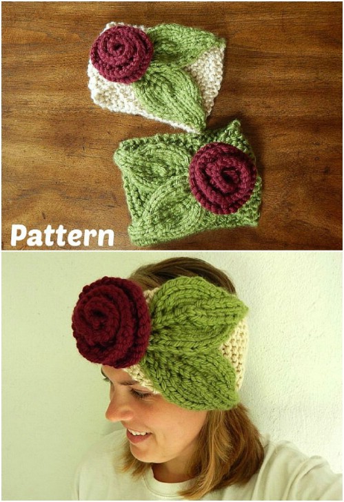 30 Easy And Stylish Knit And Crochet Headband Patterns - DIY & Crafts