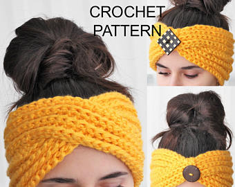 Crochet headband | Etsy
