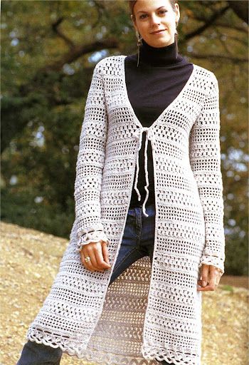 Easy crochet cardigan. Pattern! If you go to the following page on