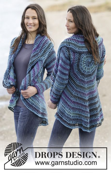 Circular Jacket Pattern Free Tutorial | crochet | Crochet patterns