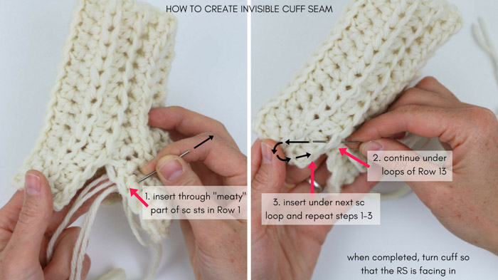 Classic, Knit-Looking Free Crochet Mitten Pattern - Make & Do Crew