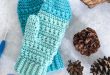 Snow Drops Mittens Free Crochet Pattern u2014 Left in Knots
