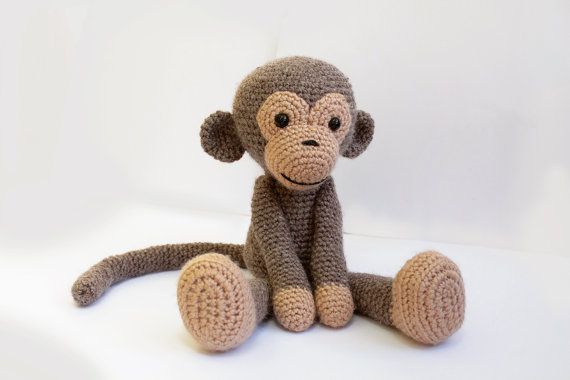 PATTERN Monkey Amigurumi Monkey pattern Crochet pattern Knitted