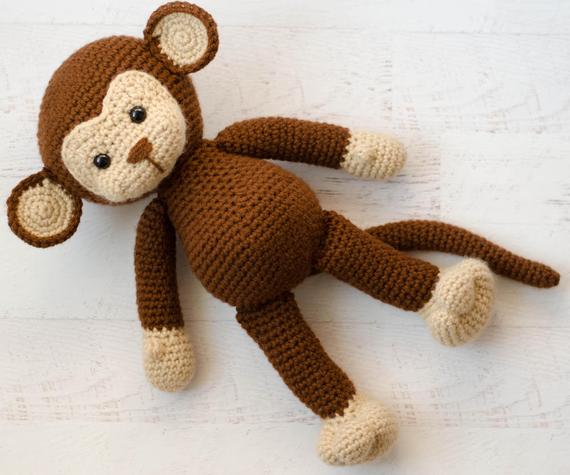 Crochet Monkey Pattern Amigurumi PDF-Monkey Crochet | Etsy