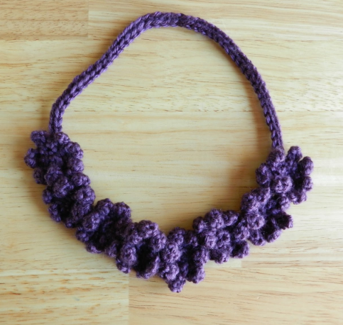 Crochet Flower Necklace Tutorial | AllFreeCrochet.com