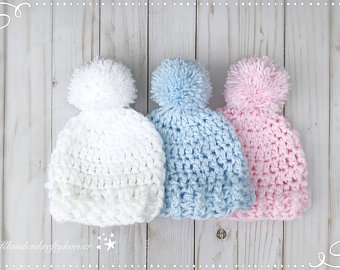 Crochet newborn hat | Etsy