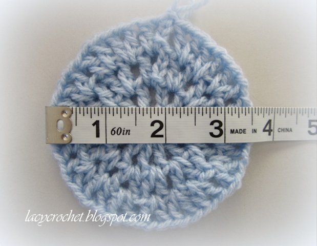 Lacy Crochet: V-Stitch Newborn Beanie, Free Crochet Pattern