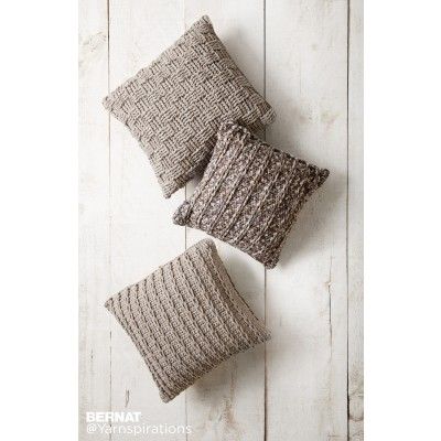 Free Easy Crochet Pillow Pattern | Yarnspirations | Bernat | Free