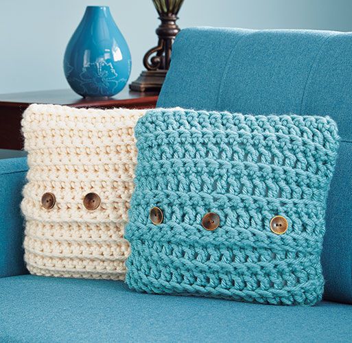 Mary Maxim - Quick Crochet Pillow Cover