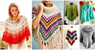 50 Free Crochet Poncho Patterns for All - DIY & Crafts