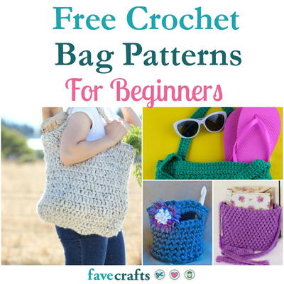 18 Free Crochet Bag Patterns For Beginners | FaveCrafts.com