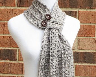 Crochet scarf pattern | Etsy