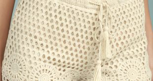 Cute Cream Shorts - Crochet Lace Shorts - Crochet Shorts - $46.00