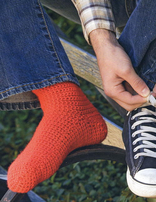 Basic Crocheted Socks | AllFreeCrochet.com