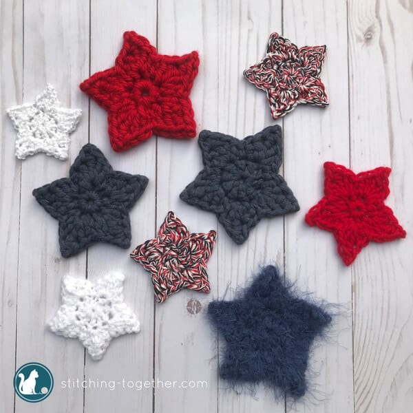 Simple Crochet Star Pattern | Stitching Together