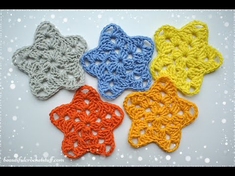 Crochet Star Pattern - YouTube