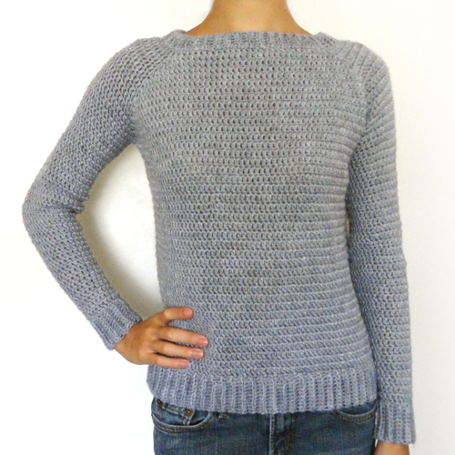 THE perfect sweater! No sewing Crocheted in one piece! | Projects to
