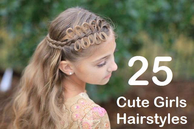 25 Cute Girls Hairstyles For Medium And Long Hair | Lifestylexpert