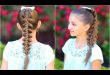 Stacked Pull-Thru Braid | Cute Girls Hairstyles - YouTube