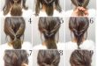 5 Minute Hair Bun fashion hair diy hairdo updo hairstyle bun