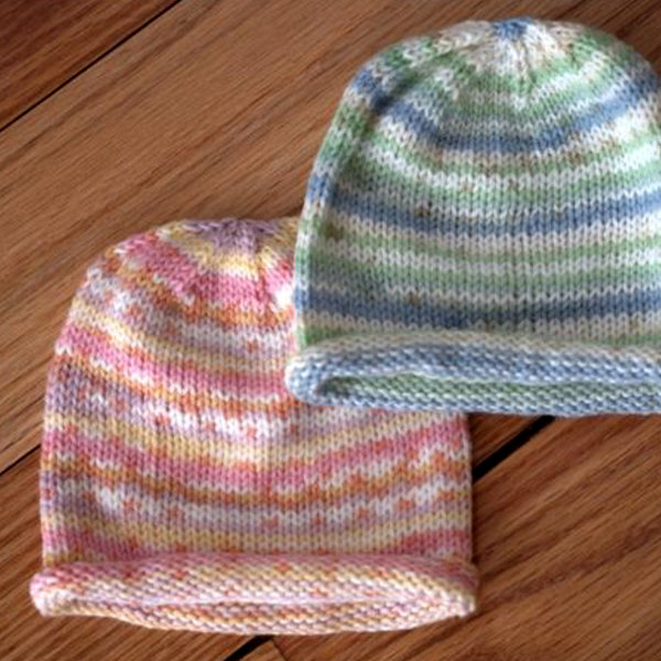Easy Paintpot Baby Hat Free Knitting Pattern u2014 Blog.NobleKnits