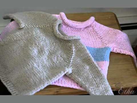 Easy Baby Sweater Knitting Patterns Free - YouTube
